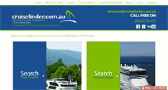 Desktop Screenshot of cruisefinder.com.au
